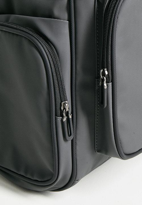 Pop Candy - Sleek flap-top backpack - grey