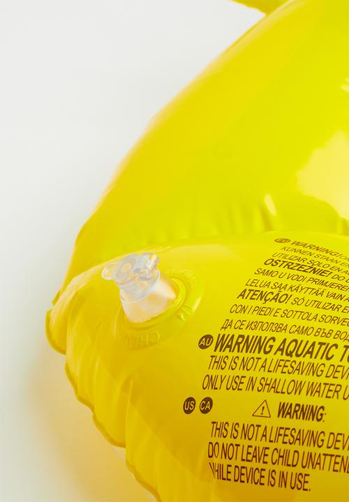 Pop Candy - Crab-shaped floating ring - yellow stripe