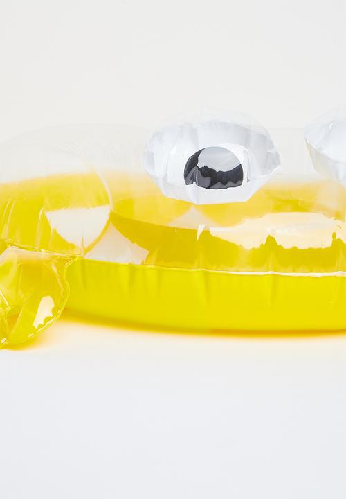 Pop Candy - Crab-shaped floating ring - yellow stripe