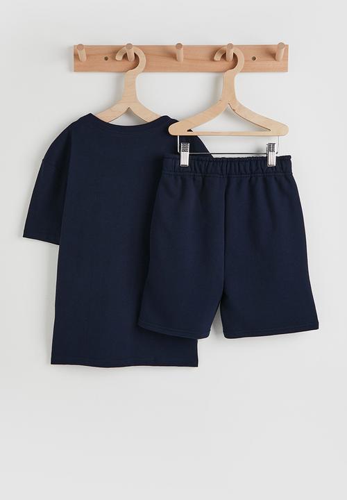 Pop Candy - Tee & short set - navy