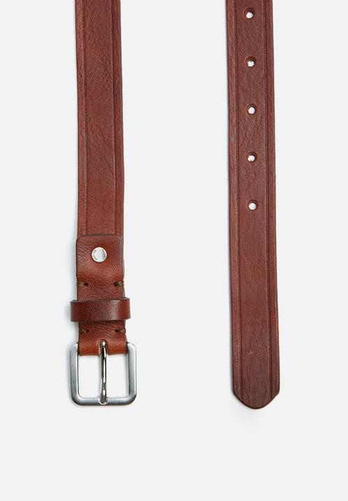 Selected Homme - Poul leather belt