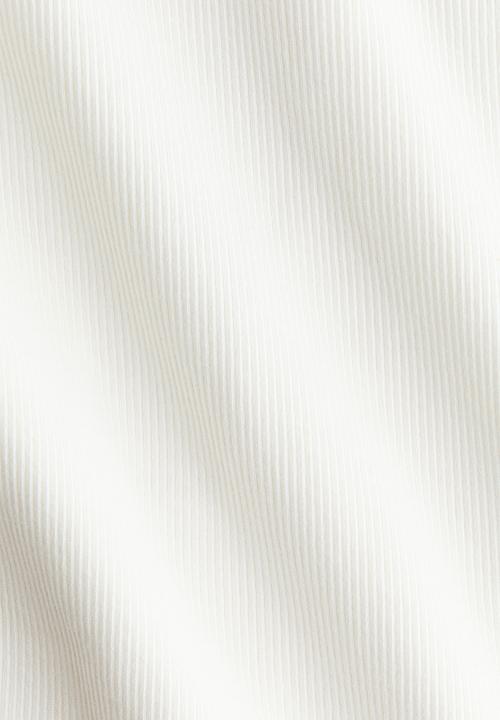 H&M - Lace-detail top - white