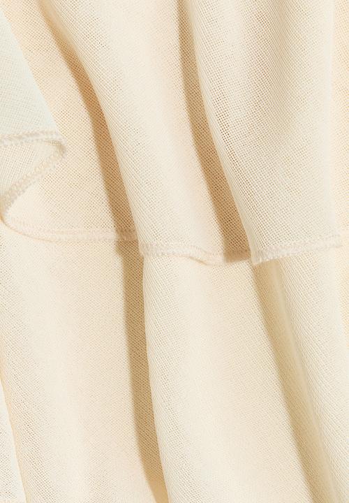 H&M - Tiered strappy top - light beige