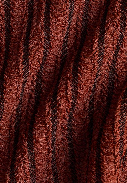 H&M - Wide crinkled trousers - dark orange