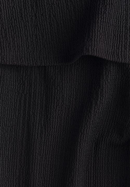 H&M - Crinkled layered trousers - black