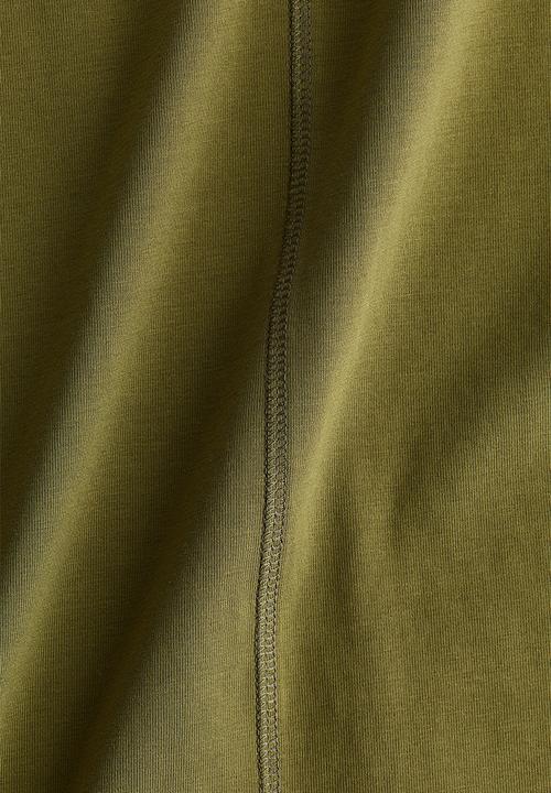 H&M - Flatlock-seam vest top - olive green