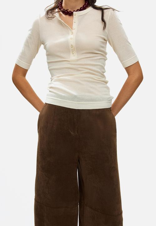 H&M - Barrel trousers - brown