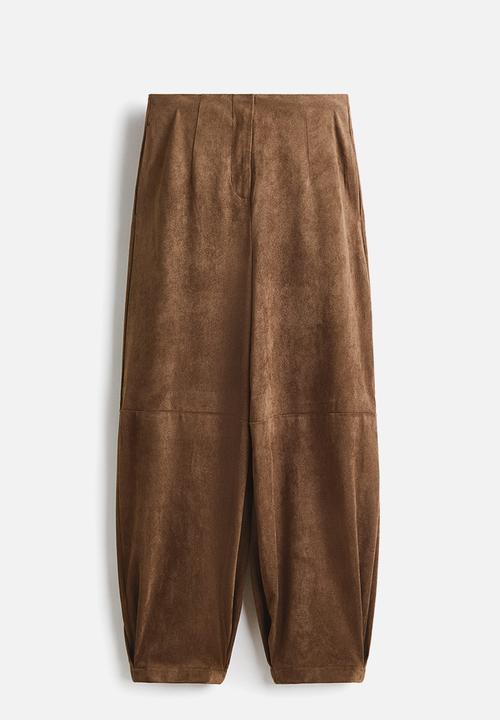 H&M - Barrel trousers - brown