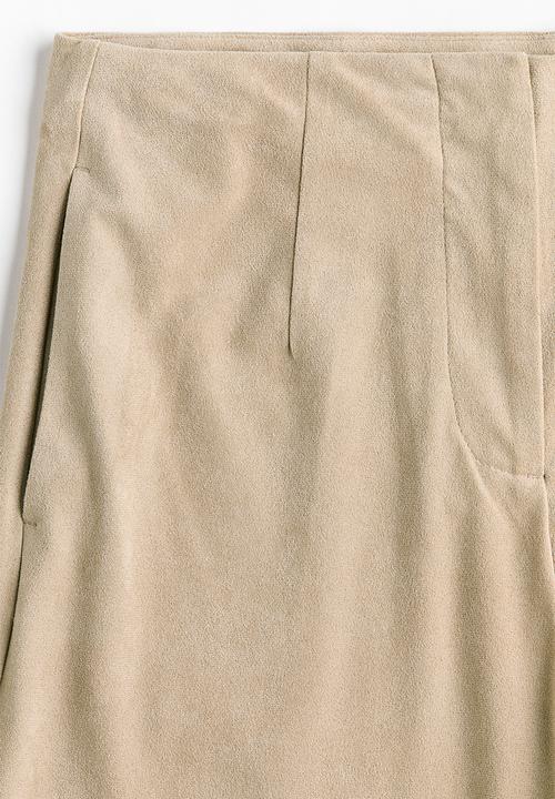 H&M - Barrel trousers - light beige