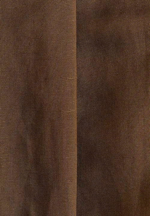 H&M - Ankle-length linen-blend trousers - brown