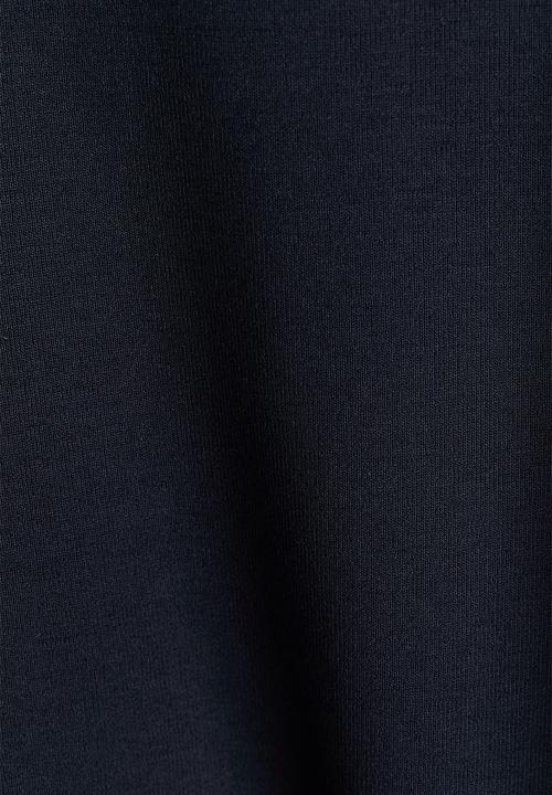 H&M - Button-detail viscose top - navy blue