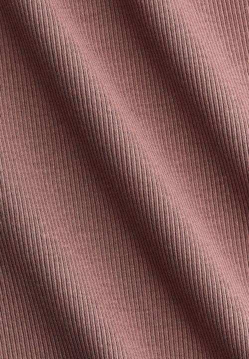 H&M - Ribbed cotton vest top - dark dusty pink