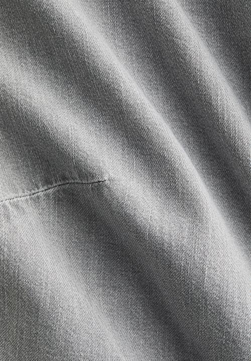 H&M - Asymmetric denim top - light denim grey