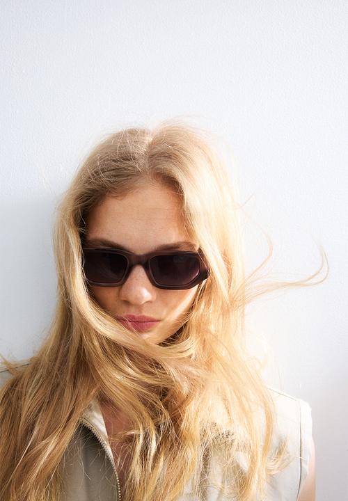 H&M - Rectangular sunglasses - brown/tortoiseshell pattern
