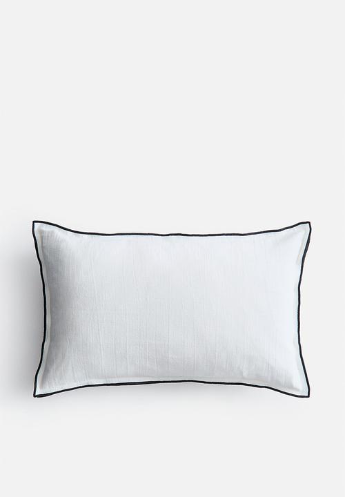 H&M - Linen-blend cushion cover - white