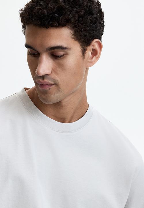 H&M - Coolmax®  relaxed fit t-shirt - light grey marl
