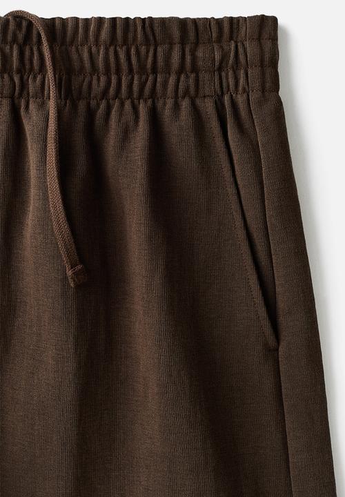 H&M - Relaxed fit interlock shorts - dark khaki green