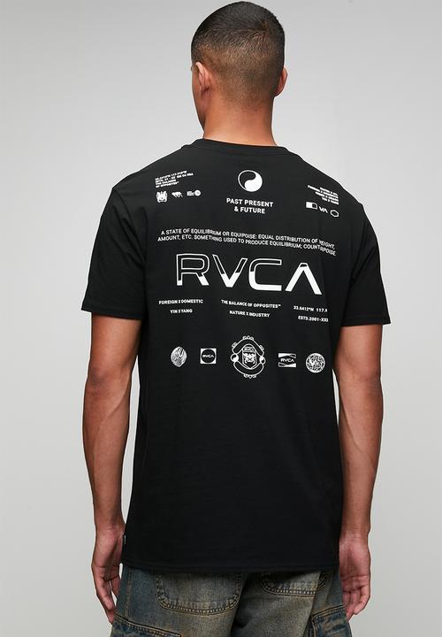 RVCA - SPLIT ALL OVER SS - BLACK