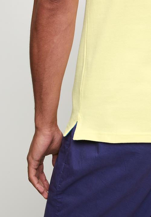 POLO - MENS ESSENTIAL PIQUE SS GOLFER - Yellow