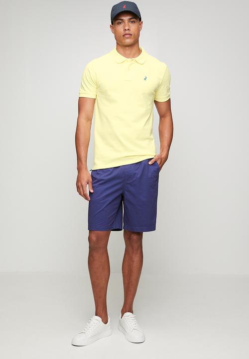 POLO - MENS ESSENTIAL PIQUE SS GOLFER - Yellow