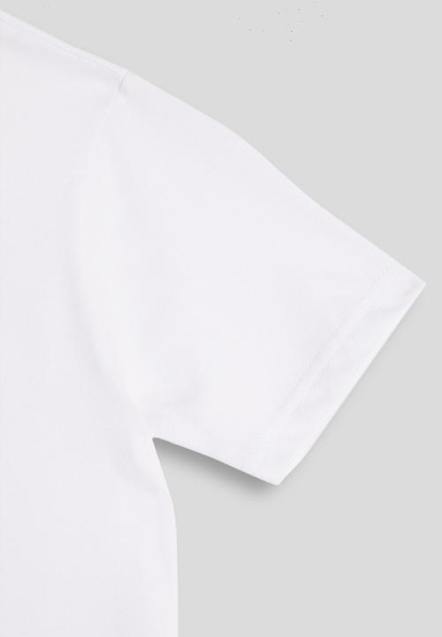 POLO - Boys Bradley Printed Short sleeve Tee - White