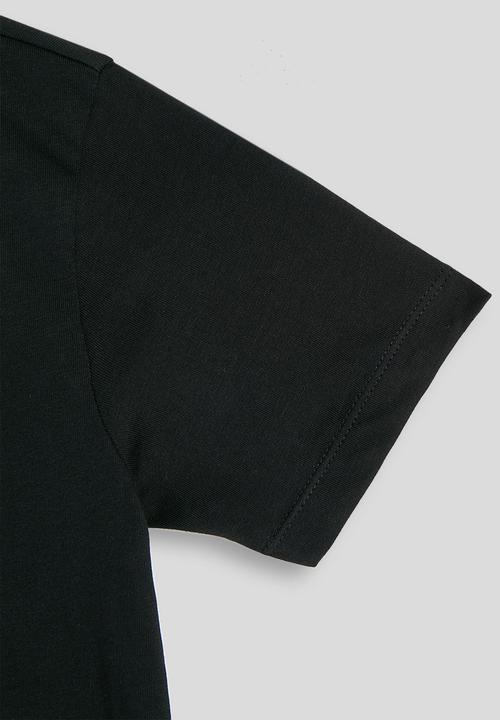 POLO - Boys Luke Polo Stick Short sleeve Tee - Black