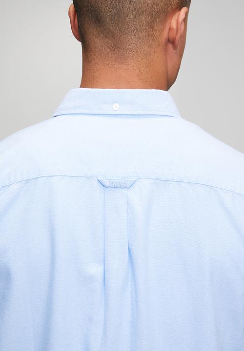 POLO - MENS SS CLASSIC PLAIN OXFORD SHIRT - Blue
