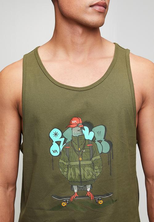 RVCA - Dv ghetto bird vest - olive