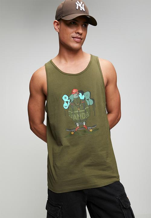 RVCA - Dv ghetto bird vest - olive