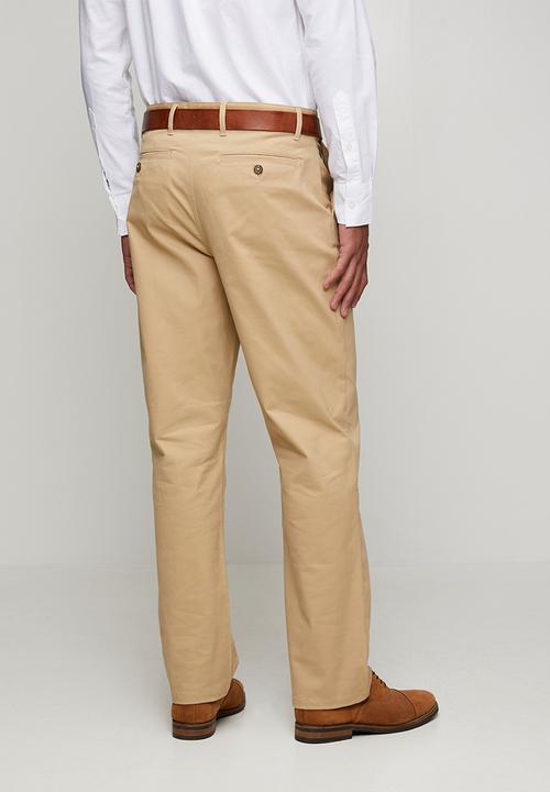 POLO - Mens essential relaxed leg chino - brown