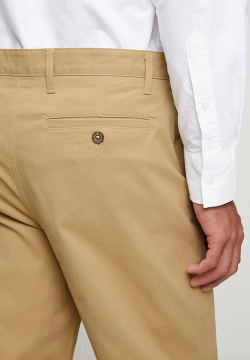 POLO - Mens essential relaxed leg chino - brown