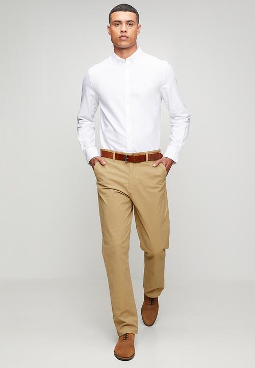 POLO - Mens essential relaxed leg chino - brown
