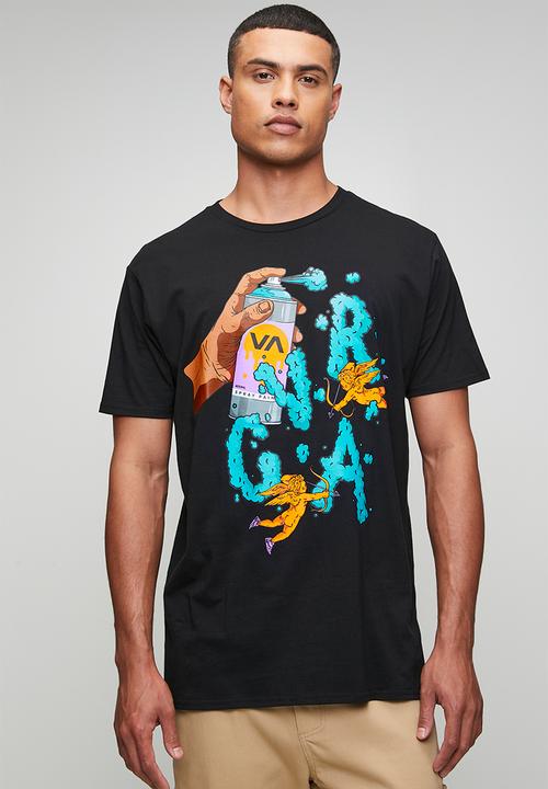 RVCA - Dv spray love ss - black