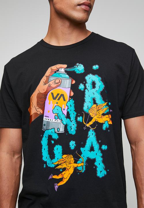 RVCA - Dv spray love ss - black