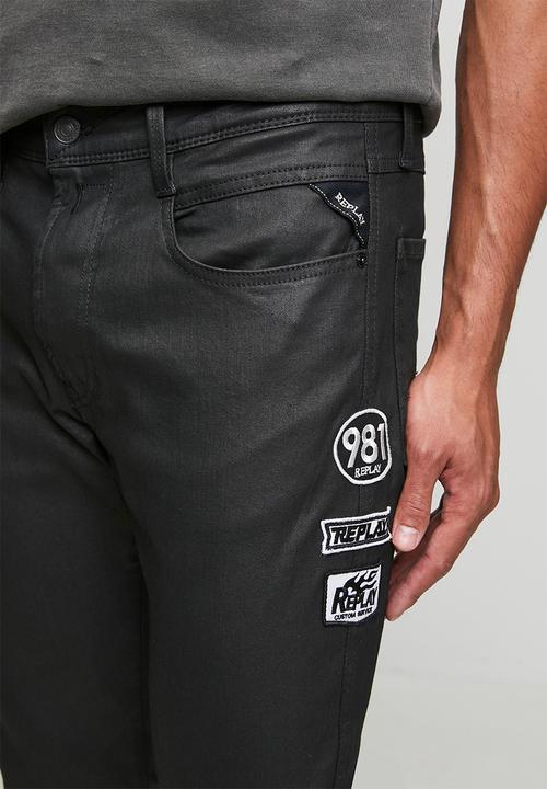 Replay - Bronny Super Slim Jeans - Black