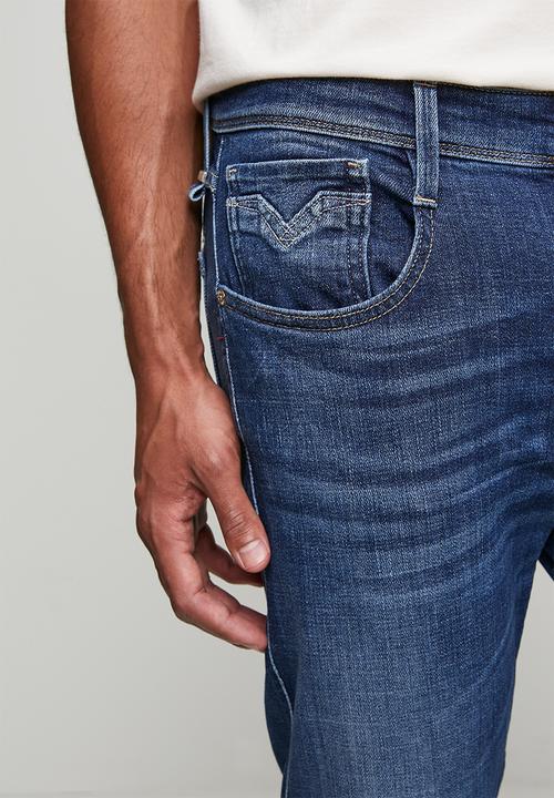 Replay - Bronny Super Slim Jeans - Dark Blue