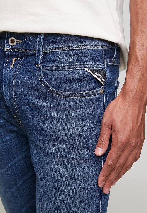 Replay - Bronny Super Slim Jeans - Dark Blue