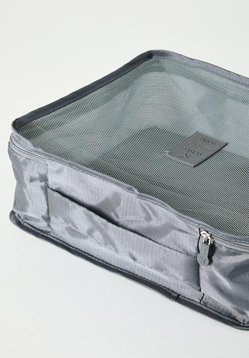 Pop Candy - Travel packing organiser set - dark grey