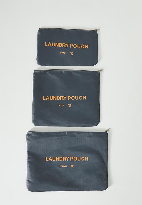 Pop Candy - Travel packing organiser set - dark grey