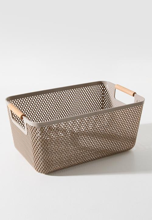 Bathroom Solutions - Multi Bathroom Caddy with suction - brown