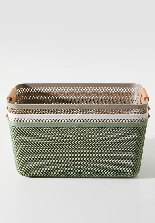 Bathroom Solutions - Multi Bathroom Caddy with suction - brown