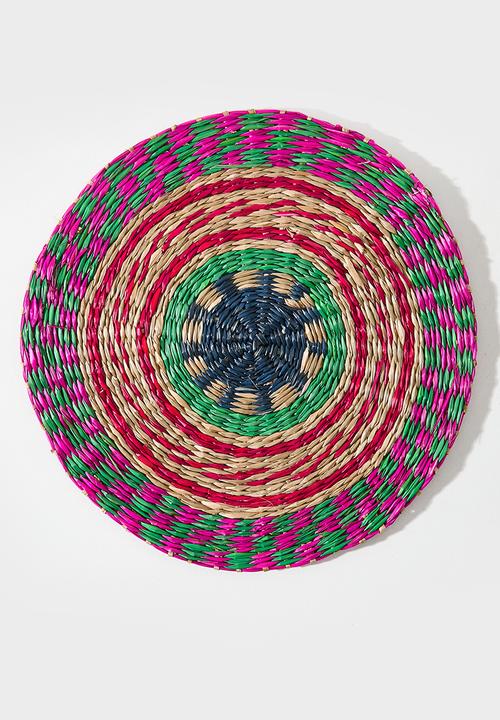 Excellent Houseware - Multi Placemat Set 4 - Pink