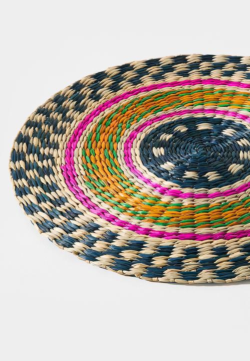Excellent Houseware - Multi Placemat Set 4 - Multi