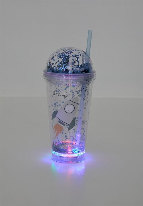 Excellent Houseware - Light Up Drinking Cup - Blue