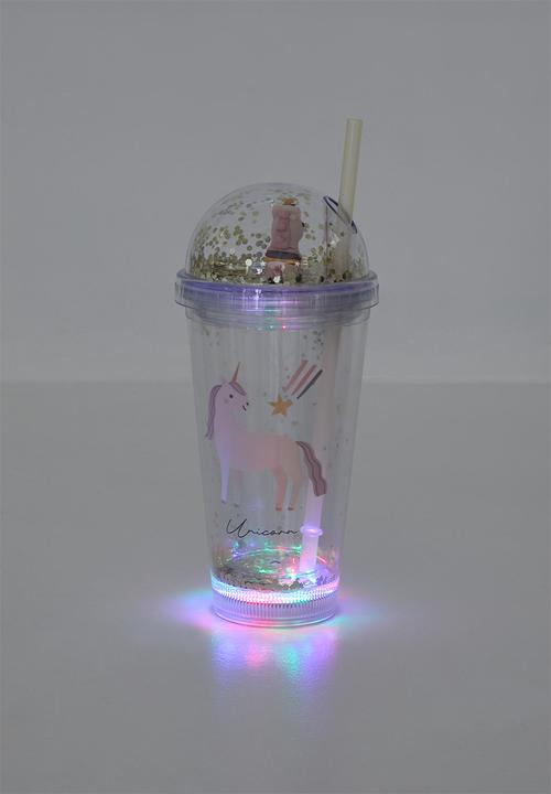 Excellent Houseware - Light Up Drinking Cup - Gold