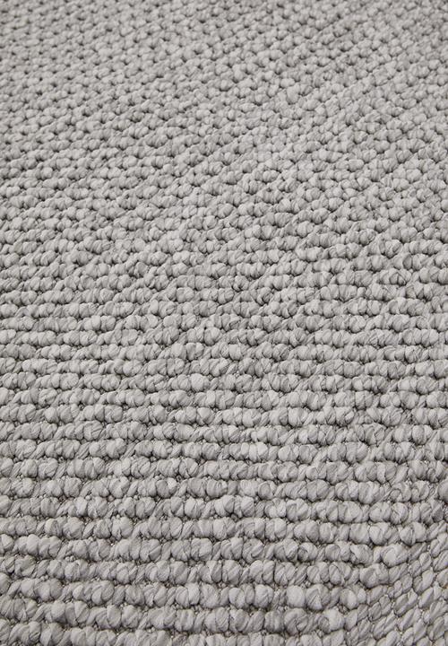 Sixth Floor - Koa Plain Weave Rug - Light Grey 