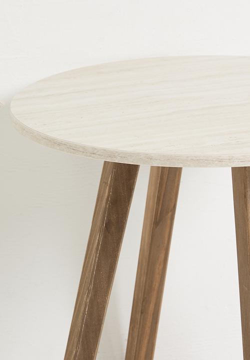 H&S - Riverstone Side Table - Natural
