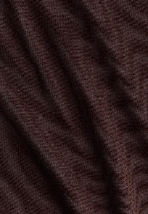 H&M - Cotton t-shirt dress - dark brown