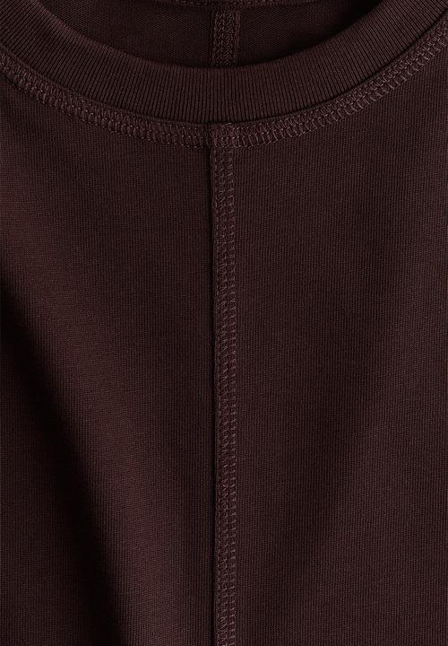 H&M - Cotton t-shirt dress - dark brown