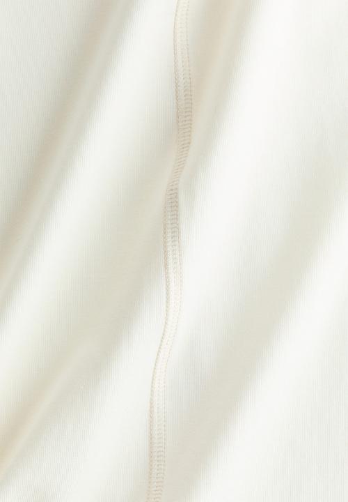 H&M - Flatlock-seam vest top - white